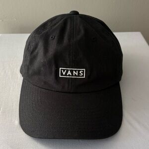 Vans Black Embroidered Logo Dad Hat